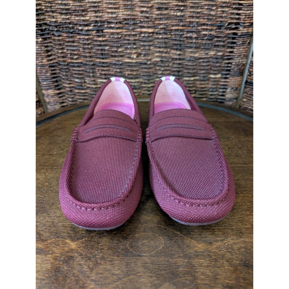 Rothy's The Driver Loafers Women's Size 9 Berry Slip On Shoes Knit Preppy Chic - Picture 4 of 8